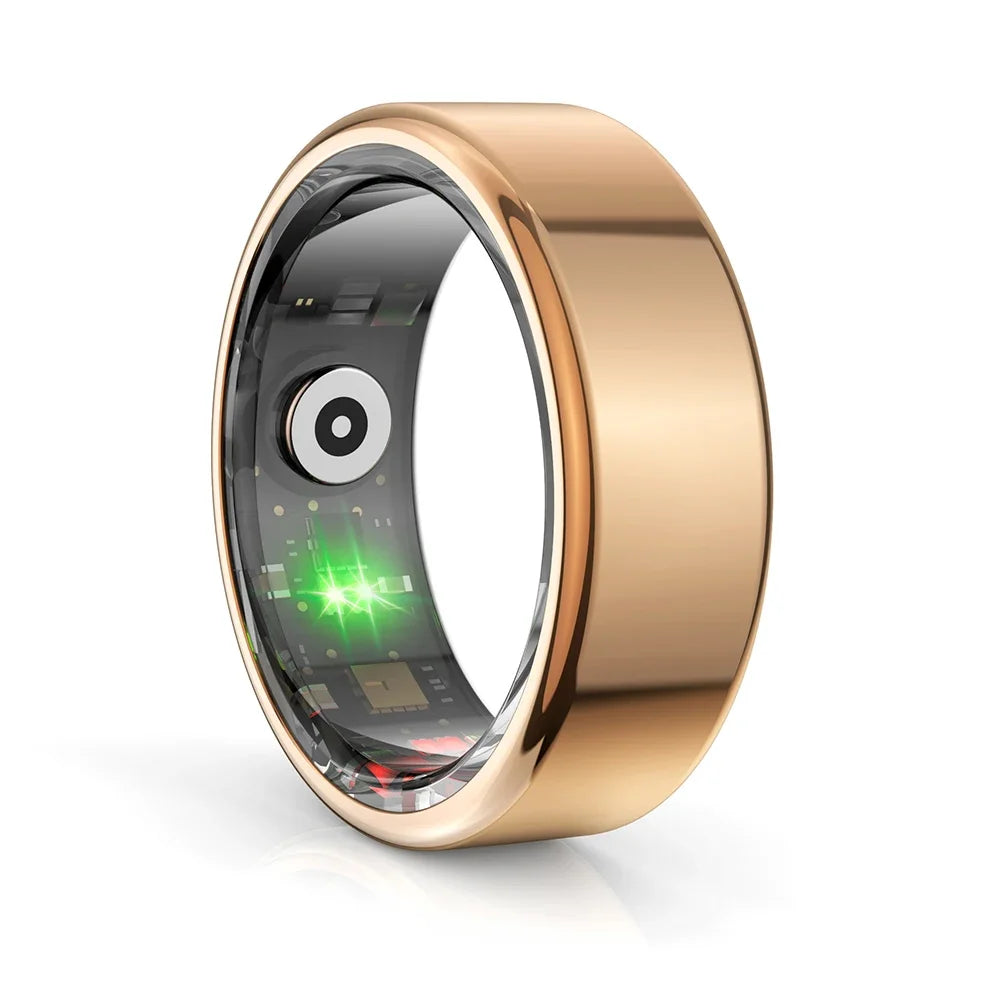 R02 Smart Fitness Tracker Ring with Blood Oxygen Monitoring IP68 Waterproof Multi Sport Modes for Android IOS