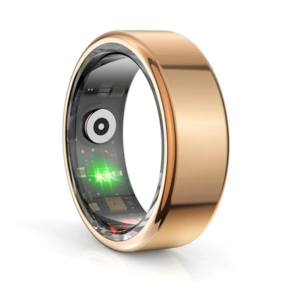 R02 Smart Fitness Tracker Ring with Blood Oxygen Monitoring IP68 Waterproof Multi Sport Modes for Android IOS